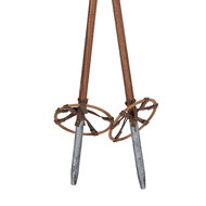 Clayre &amp; Eef | Decoratie Skistokken (2) Bruin Grijs &oslash; 12x100 cm | 5H0720