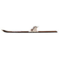 Clayre & Eef | Decoratie ski met schoen Bruin Beige 7x15x140 cm | 5H0723
