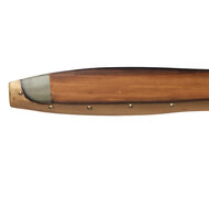 Clayre & Eef | Decoratie Propeller Bruin Goudkleurig 12x3x120 cm | 5H0724