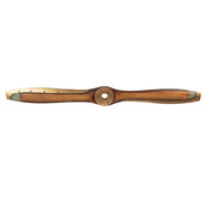 Clayre & Eef | Decoratie Propeller Bruin Goudkleurig 12x3x120 cm | 5H0724