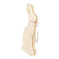 Clayre & Eef | Decoratie Beeld Konijn Beige 22x8x41 cm | 65922