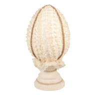 Clayre & Eef | Decoratie Beeld Ei Beige ø 20x39 cm | 65928