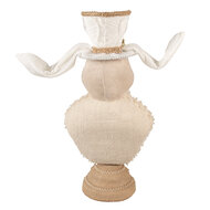 Clayre & Eef | Decoratie Beeld Konijn Beige 24x17x50 cm | 65934