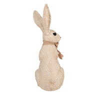 Clayre & Eef | Decoratie Beeld Konijn Beige 25x19x54 cm | 65950