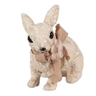 Clayre &amp; Eef | Decoratie Beeld Konijn Beige Bruin 26x15x23 cm | 65955