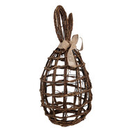 Clayre & Eef | Decoratie Beeld Konijn Bruin 23x22x45 cm | 65962