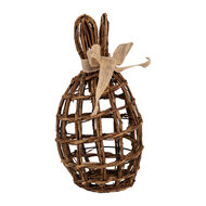 Clayre &amp; Eef | Decoratie Beeld Konijn Bruin 16x16x31 cm | 65963