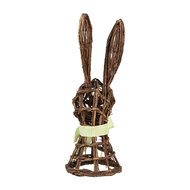 Clayre &amp; Eef | Decoratie Beeld Konijn Bruin 17x17x40 cm | 65964