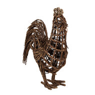 Clayre &amp; Eef | Decoratie Beeld Kip Bruin 34x15x39 cm | 65965