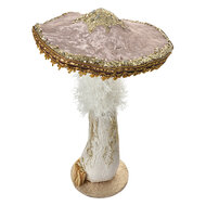 Clayre & Eef | Decoratie Paddenstoel Bruin Goudkleurig ø 26x43 cm | 66168
