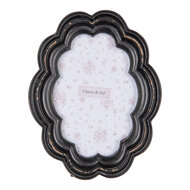 Clayre & Eef | Fotolijst Zwart Bruin 15x2x19 cm / 10x15 cm | 2F1206