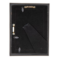 Clayre & Eef | Fotolijst Zwart Goudkleurig 16x2x21 cm / 10x15 cm | 2F1208