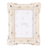 Clayre & Eef | Fotolijst Beige 17x3x21 cm / 10x15 cm | 2F1215