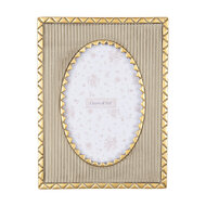 Clayre &amp; Eef | Fotolijst Beige Goudkleurig 16x2x21 cm / 10x15 cm | 2F1218