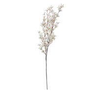 Clayre &amp; Eef | Decoratie tak met bloemen Wit Groen 6x6x110 cm | 5PL0167W