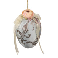 Clayre &amp; Eef | Decoratie Hanger Ei Blauw &oslash; 11x16 cm | 65939