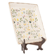 Clayre & Eef | Decoratie Bord 22x22x3 cm | 6CE2019