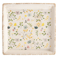 Clayre & Eef | Decoratie Bord 22x22x3 cm | 6CE2019