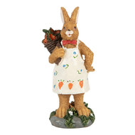 Clayre &amp; Eef | Decoratie Konijn Bruin Wit 5x5x13 cm | 6PR5720
