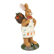 Clayre &amp; Eef | Decoratie Konijn Bruin Wit 5x5x13 cm | 6PR5720
