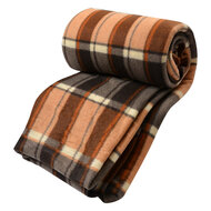 Clayre &amp; Eef | Plaid Beige Bruin 180x200 cm | KT060.153