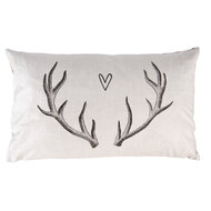 Clayre & Eef | Kussenhoes Beige Bruin 30x50 cm | NWV36-5