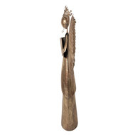 Clayre & Eef | Decoratie Beeld Engel Goudkleurig 62x25x169 cm | 5Y1230