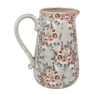 Clayre & Eef | Decoratieve Schenkkan Grijs Roze 21x15x23 cm | 6CE1965L