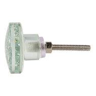 Clayre &amp; Eef | Deurknop Transparant &oslash; 4x3 cm / S3 cm | 66061