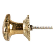 Clayre & Eef | Deurknop Goudkleurig ø 4x4 cm / S3 cm | 66063