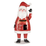 Clayre & Eef | Brievenbus Rood Wit 16x14x35 cm | 6Y5853