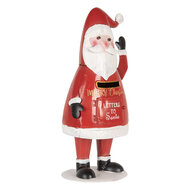 Clayre & Eef | Brievenbus Rood Wit 16x14x35 cm | 6Y5853