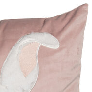 Clayre & Eef | Kussenhoes Roze Wit 45x45 cm | KT021.399