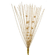 Clayre & Eef | Kerstdecoratie Goudkleurig 12x4x60 cm | 66130