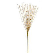 Clayre & Eef | Kerstdecoratie Goudkleurig 12x4x60 cm | 66130