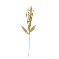 Clayre & Eef | Kerstdecoratie Goudkleurig 12x5x63 cm | 66131