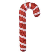 Clayre & Eef | Decoratie hanger Zuurstok Rood Wit 8x2x17 cm | 66181