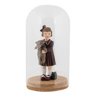 Clayre & Eef | Stolp Transparant ø 12x22 cm | 6GL5192