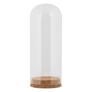 Clayre & Eef | Stolp Transparant ø 8x20 cm | 6GL5193