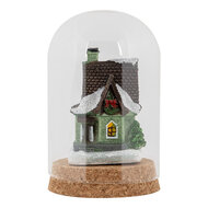 Clayre & Eef | Stolp Transparant ø 8x12 cm | 6GL5194
