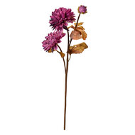 Clayre & Eef | Kunstbloem Paars Bruin 10x10x66 cm | 6PL0387PA