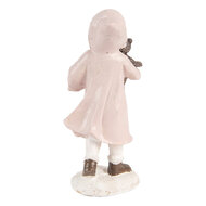 Clayre & Eef | Kerstdecoratie Kind Roze Wit 6x4x12 cm | 6PR5727