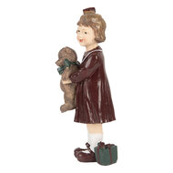 Clayre & Eef | Kerstdecoratie Kind Bruin Groen 6x5x15 cm | 6PR5729