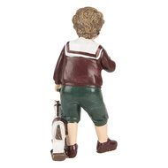 Clayre & Eef | Kerstdecoratie Kind Bruin Groen 6x5x15 cm | 6PR5730