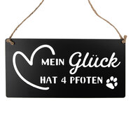 Clayre & Eef | Tekstbord Zwart 30x1x15 cm | 6Y5698