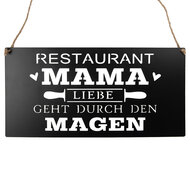 Clayre & Eef | Tekstbord Zwart 40x1x20 cm | 6Y5699