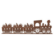 Clayre & Eef | Decoratie Trein Bruin 34x5x10 cm | 6Y5777