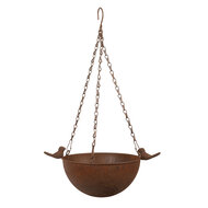 Clayre & Eef | Vogelvoederbak hangend Bruin 30x21x14/50 cm | 6Y5793