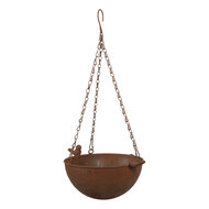 Clayre & Eef | Vogelvoederbak hangend Bruin 30x21x14/50 cm | 6Y5793