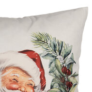 Clayre & Eef | Kussenhoes Wit Rood 45x45 cm | KT021.420